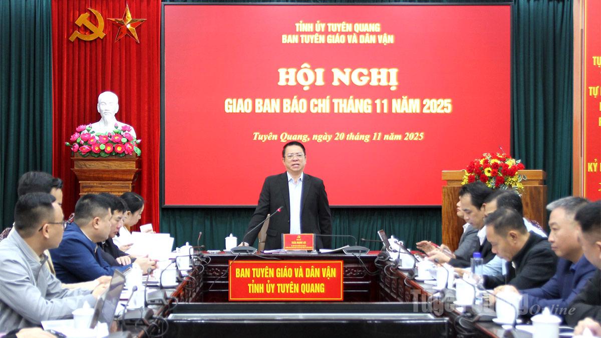 Các cơ quan báo chí cần bám sát thực tiễn để thực hiện tốt hơn nữa nhiệm vụ tuyên truyền