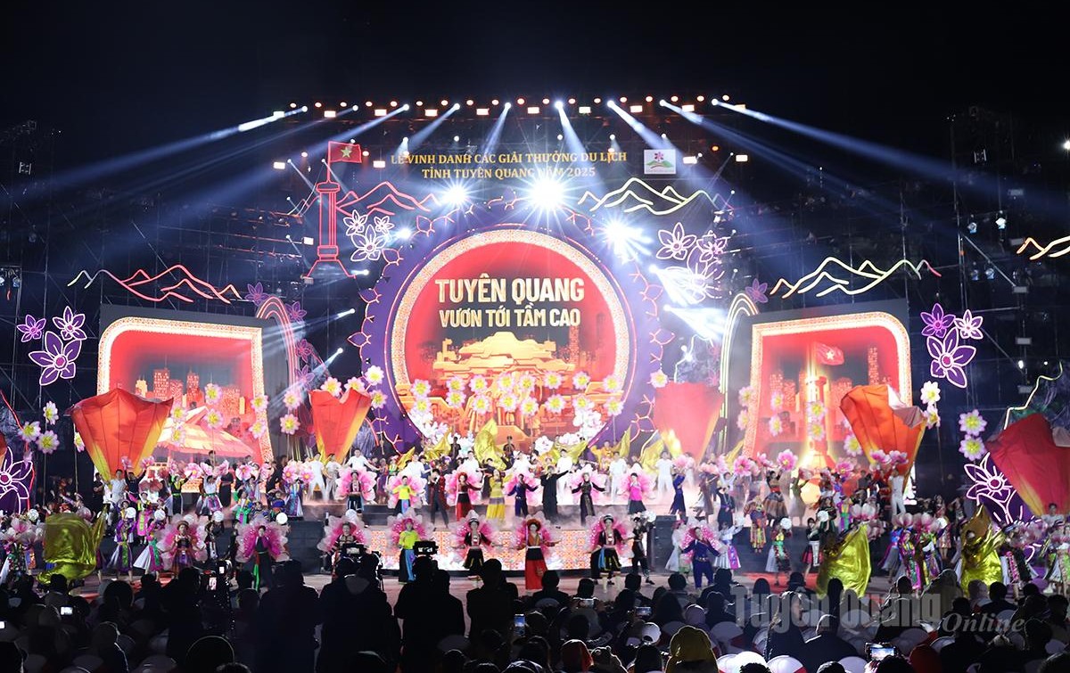 Lễ vinh danh các danh hiệu du lịch tỉnh Tuyên Quang năm 2025