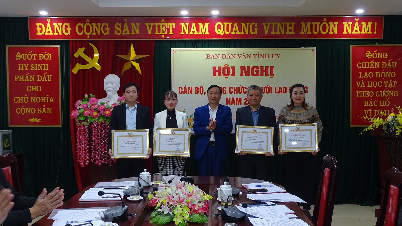 Ban Dân vận Tỉnh ủy tổ chức Hội nghị cán bộ,  công chức, người lao động năm 2025