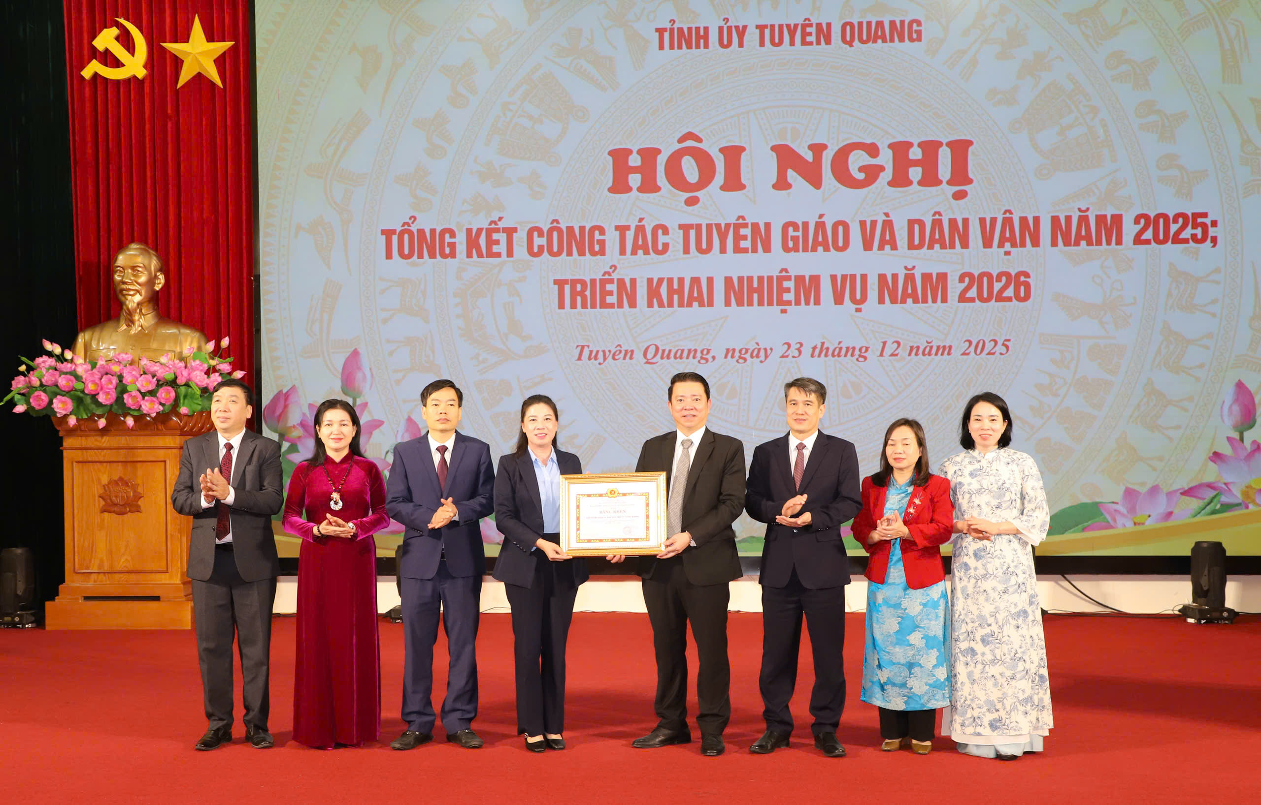 Tuyên Quang tổng kết công tác tuyên giáo và dân vận năm 2025, triển khai nhiệm vụ năm 2026.