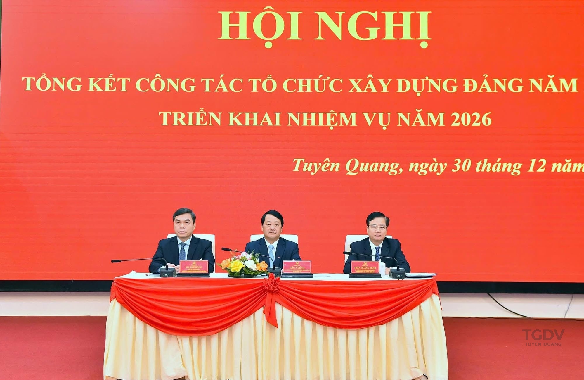 Tuyên Quang tổng kết công tác tổ chức xây dựng Đảng năm 2025