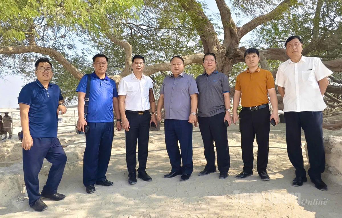 Chủ tịch UBND tỉnh Phan Huy Ngọc khảo sát các điểm di sản, di tích tại Bahrain