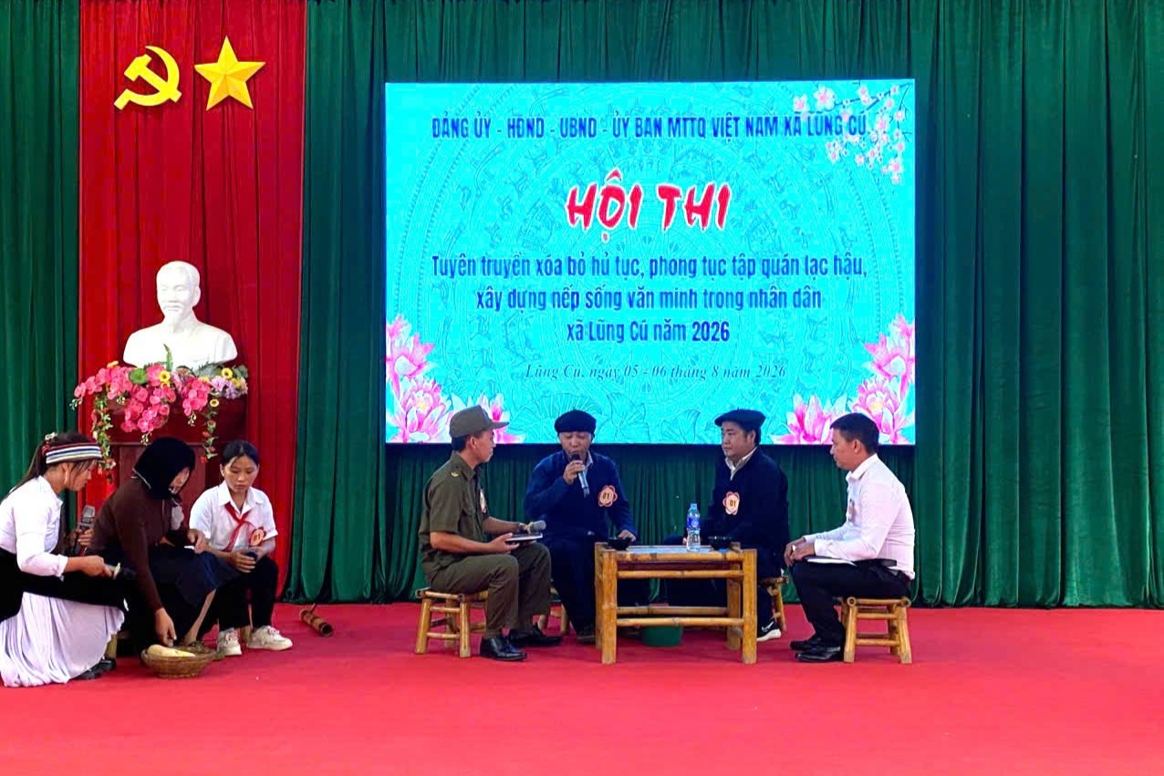 Xã Lũng Cú: Khi mỗi người dân là một tuyên truyền viên xóa bỏ hủ tục, xây dựng nếp sống văn minh